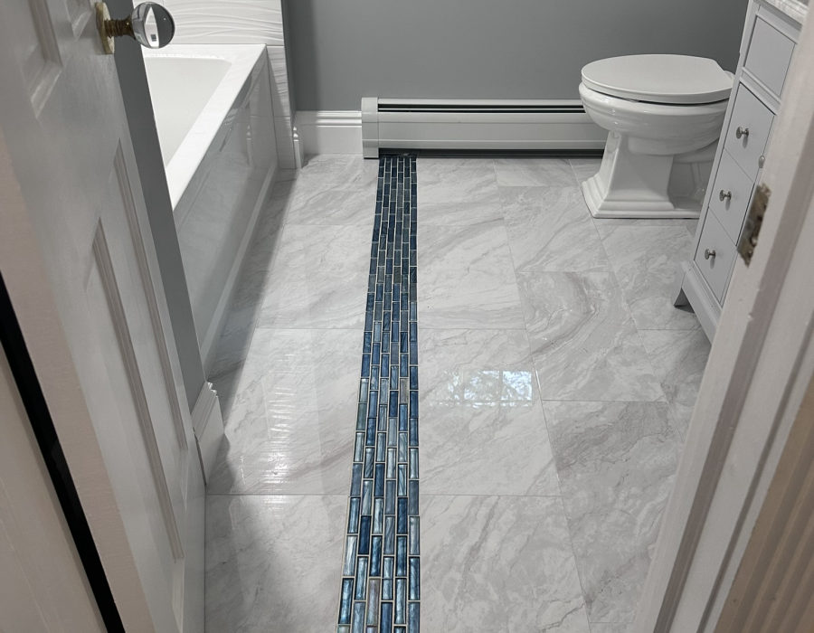 Bathroom remodel by Hamlett Renovations
