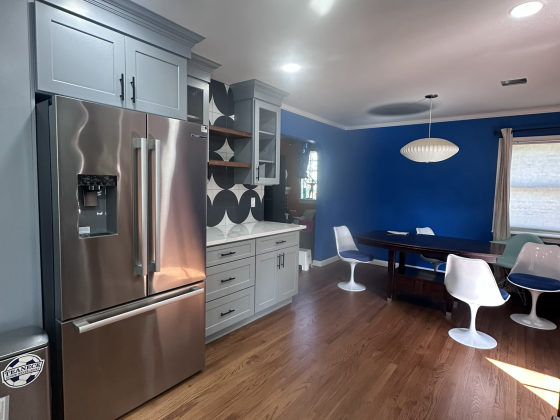 Open-concept kitchen remodel